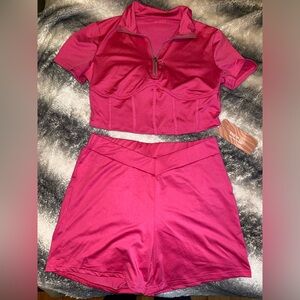 SHEIN matching short outfit